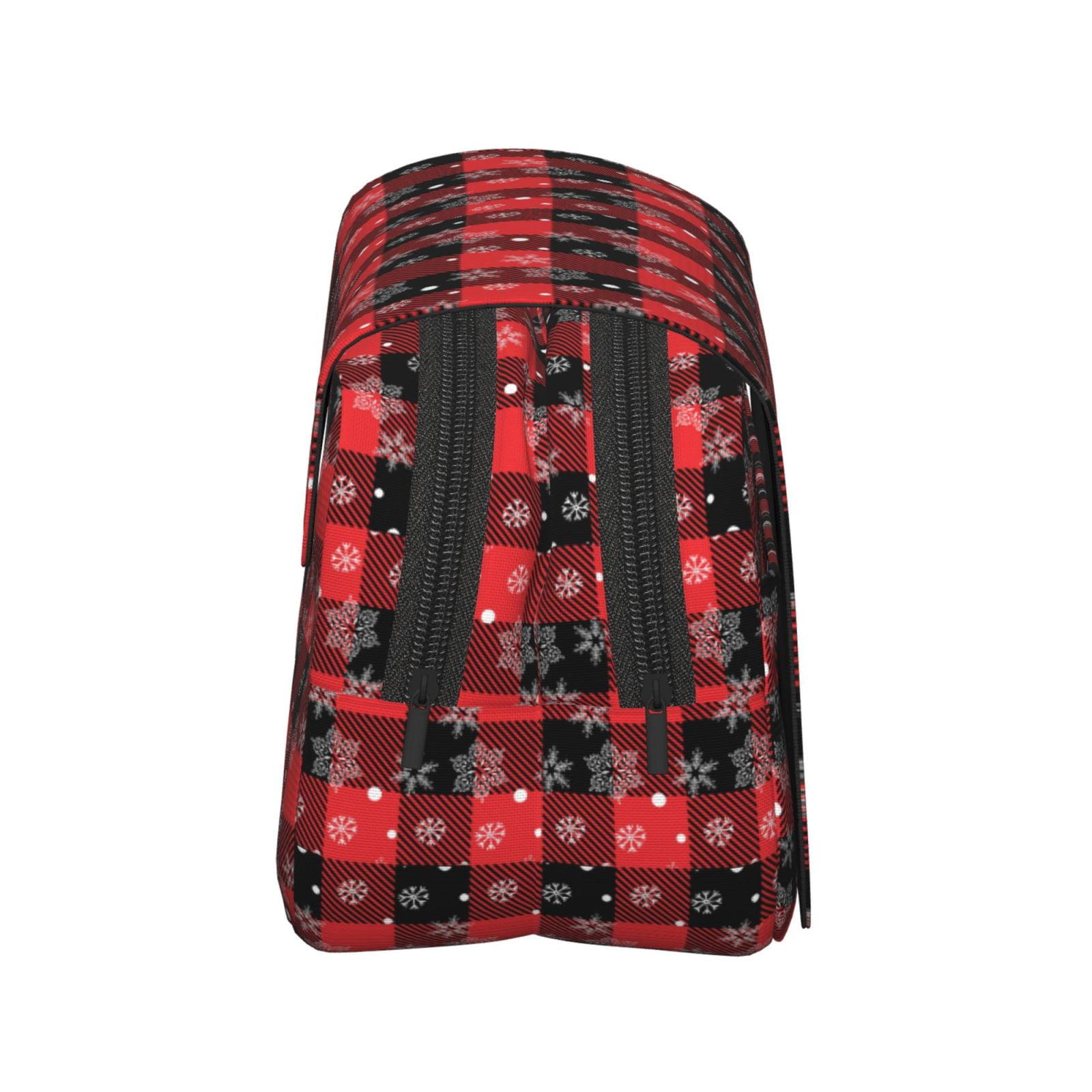 Rateoe Christmas With Snowflakes Pattern Double Clamshell Pen Case, Storage Organizer with Two Zipper Compartments– Holds Up to 50 Pencils & Pens