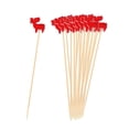 thumbnail image 4 of Christmas Cocktail Picks Cocktail Sticks 4.7 inch Xmas Cocktail Skewers Appetizer Fruits Picks for Dessert Drink Xmas Holiday Deer 50pieces, 4 of 10