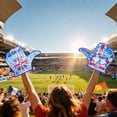 thumbnail image 5 of Foam Finger Cheering Gloves, EVA Fan Hand Gloves Lightweight Comfortable Reusable Sports Supporter Accessory Easy Wave Durable Design for Stadium Events Parties Team Fans, 5 of 5
