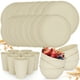 thumbnail image 1 of PHANCIR Juego de Vajilla de Paja de Trigo de 32 Pzas, Platos y Tazones de Cocina Reutilizables, Color Beige, 16 Platos, 8 Tazones, 8 Tazas, 1 of 8