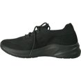 thumbnail image 3 of vangelo Women Professional Slip Resistant Lace Up Work Sneaker for Food Service Health Care Nurse ARIA-1 Black, 3 of 7