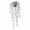 C, variant on Artificial Flowers Plants Hanging Artificial Potted Plants Indoor and Outdoor for Home Bathroom Wall Shelf Decor, Green Plant *1