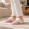 thumbnail image 6 of BERANMEY Women's Fuzzy Memory Foam Slippers Ultra Plush Warmth Memory-Foam Support & Stylish Cozy Design Non-Slip Rubber Sole Indoor & Outdoor House Slippers for Women Perfect Christmas Gift, 6 of 8
