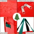 thumbnail image 4 of Bolsa de almacenamiento para árboles de Navidad KRYSTY, con capacidad para árboles de hasta 7,5 pies, color rojo, 4 of 5