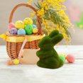 thumbnail image 1 of Lindo conejito de Pascua con decoración de mesa en miniatura. Imitación realista de conejito. Adecuado para salas de estar familiares. Linda decoración de primavera., 1 of 4