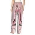 thumbnail image 3 of Picia High Heel Shoes Butterfly Womens Soft Woven Cotton Elastic Waistband Sleep Pajama Pant Lounge Sleep Pant With Pockets And Drawstring-Small, 3 of 9