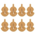 thumbnail image 2 of 8Pcs Single Hole Violin Mute Rubber Practice Mute  Musical Accessory Parts For Lower The Volume Of The Instrument, 2 of 8
