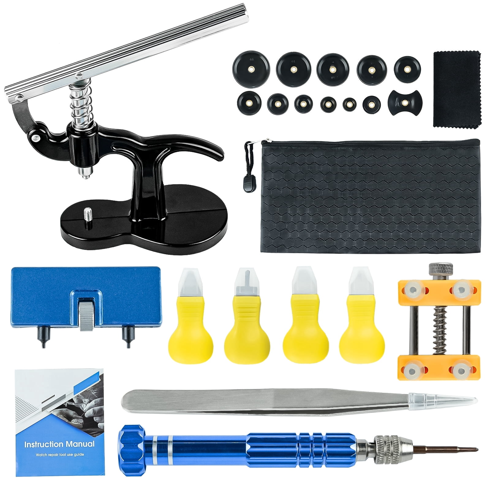 SE 16-Piece Watch Band Remover and Opener Repair Tool Kit - JT6221