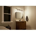 thumbnail image 6 of Kichler Brinley 32.5" 4 Light Brushed Nickel Vanity Light with Clear Glass Shades, 6 of 8