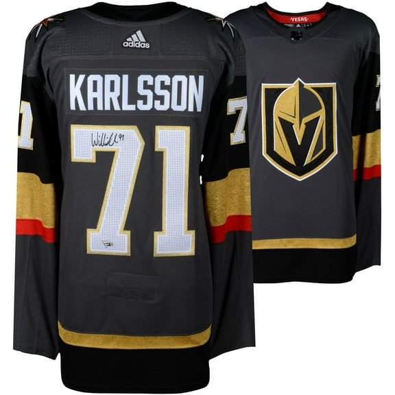 William Karlsson Vegas Golden Knights Autographed Black Adidas Authentic Jersey - Fanatics Authentic Certified