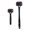 Black, variant on Ciwanning Double Function Body Scratcher And Massage Soft Touch Design Back Massage Comb