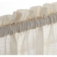 thumbnail image 2 of Diamond Home Linen Look Semi-Sheer Kitchen Tier Curtains, 27” x 36” (2 Panels), 2 of 5