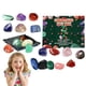 thumbnail image 4 of Calendario de Adviento de mineral de Navidad, cuenta regresiva con rocas, decoración navideña, regalo de vacaciones de Año Nuevo, 24 días, 2023, 4 of 4