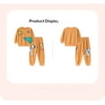thumbnail image 2 of Bellafa 100% Cotton Toddler Boys Long Sleeve Sweatsuits Outfits Cartoon Crocodile Excavator Prints Sweatshirt Tops and Pants Set 2PCS Boy's Fall Winter Clothes, 2 of 12