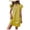 Yellow, variant on Horkkom Sundresses for Women V Neck Short Sleeve Loose Mini Dresses Summer Casual Holiday Beach Dresses L