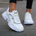 thumbnail image 1 of Zapatillas De Deporte Gruesas Con Plataforma A La Moda Para Mujer, Zapatillas Transpirables Con Cordones Para Correr, Zapatos Informales De Fondo Grueso Para Exteriores Para Papá, 1 of 3
