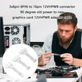 thumbnail image 2 of 3x8pin 8PIN to 16Pin 12VHPWR GPU Adapter Wire for Graphics Card Adapter Cable for GPU Power Computer Accessories, 2 of 7
