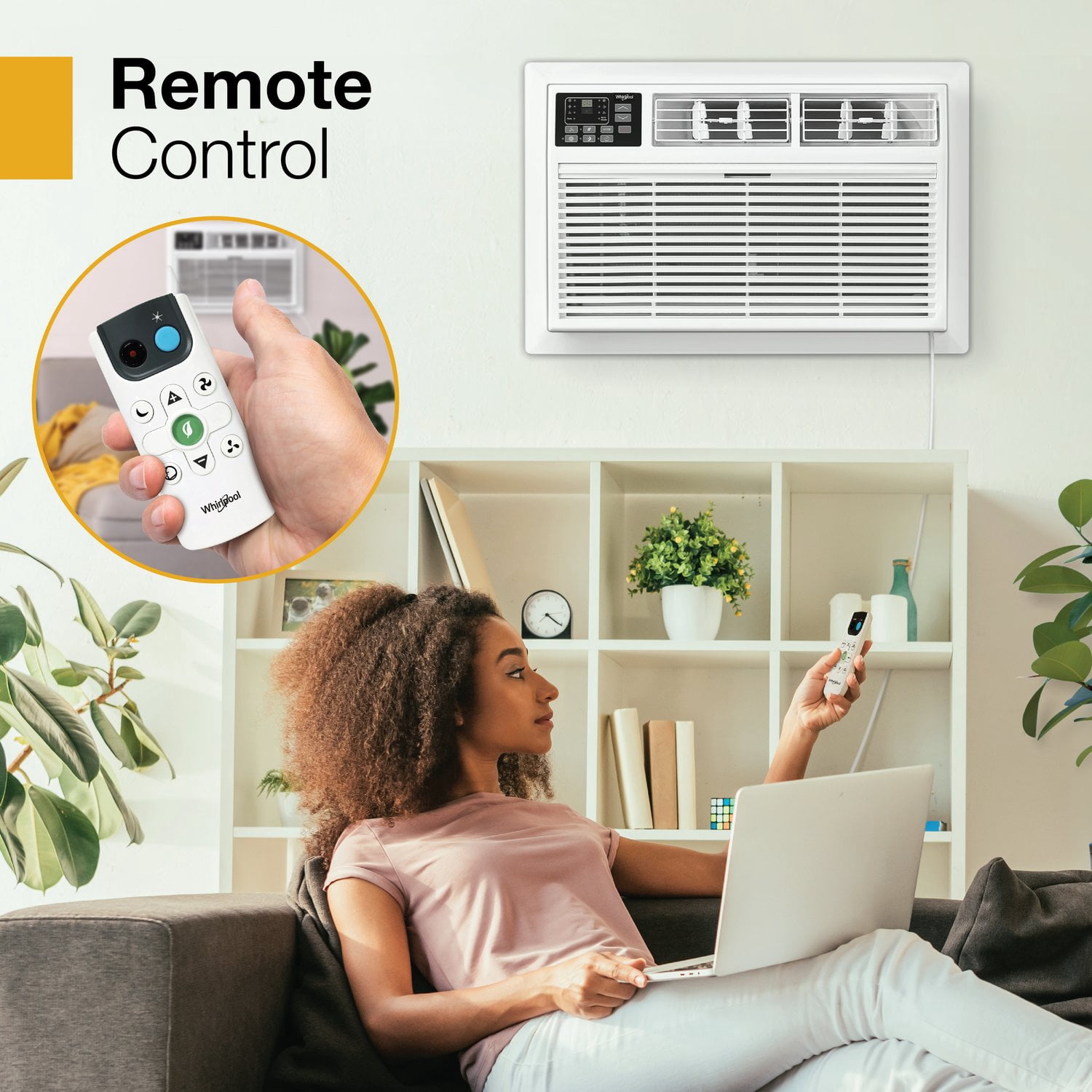 Whirlpool New 8,000 BTU 350 Sq Ft Through-the-Wall Air Conditioner, White