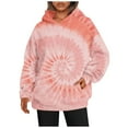 thumbnail image 2 of Sweat-shirt Décontracté Polyvalent à Manches Longues Imprimé Top Sweat-Shirt Orange XXL, 2 of 5