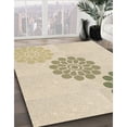 thumbnail image 3 of Ahgly Company Machine Washable Indoor Rectangle Transitional Vanilla Gold Area Rugs, 6' x 9', 3 of 7