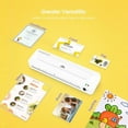 thumbnail image 4 of Crenova 13 Inch Laminator, 3 in 1 Laminator Machine with Laminating Sheets, Paper Trimmer, Corner Rounder, White, 4 of 6
