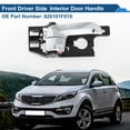 thumbnail image 2 of Front Driver Side Rear Left Passenger Side Interior Door Handle for Kia Sportage 2005-2010 Inside Door Handle No.826101F010 Black Silver Tone 1 Pc, 2 of 6