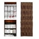 thumbnail image 1 of Organizador de Zapatos de 24 Bolsillos Colgando sobre Puerta Estante de Almacenamiento Ahorro de Espacio , marrón perfecl Organizador para colgar en la puerta, 1 of 8