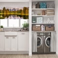 thumbnail image 5 of LALILO Kitchen Curtains and Valances Set of 3 36" Mountain Window Treatment Tiers for Window Decor, 5 of 5