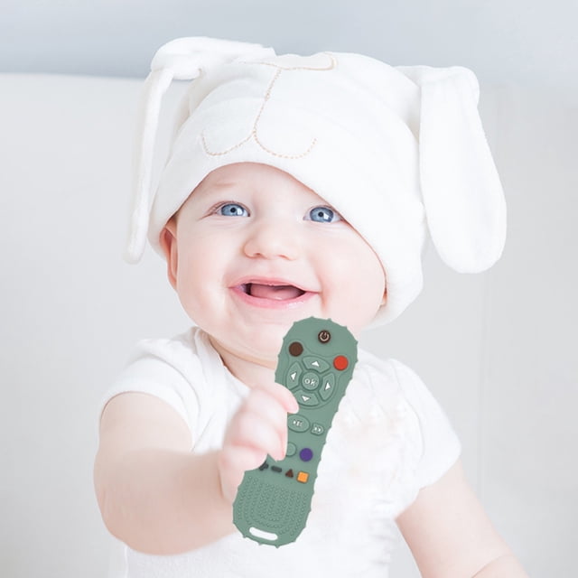 Juguetes para la piscina, juguetes para bebés, juguetes para niños pequeños, mordedores de sílice, mordedores con control remoto, mordedores de sílice con textura suave, juguetes masticables, juguetes