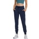thumbnail image 3 of Pantalones de Yoga de Cintura Alta para Mujer con Puños Ajustables con Cordón y Bolsillos, Ideales para Correr o Hacer Ejercicio. Azul Medianoche XL, 3 of 7