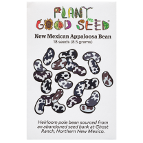 New Mexican Appaloosa Pole Bean Seeds: Full Sun Annual, Rare Heirloom, Summer Grown, Multi Color