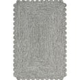 thumbnail image 2 of nuLOOM Idina Casual Scalloped Indoor/Outdoor, Black and Gray, 8' x 10' Area Rug, 2 of 9
