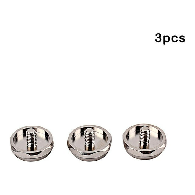 3 Pieces Trumpet Button Replacement Universal Repair Component Small Metal Music Playing Fingers Keys Brass Instrument Component Type 1