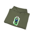 thumbnail image 3 of Flip Skunk Trees Appleyard Skateboard 2000s Vintage Classic Rare Hoodie Print - 5XL / Military Green, 3 of 5