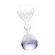 thumbnail image 5 of Reloj de arena con burbujas, novedad, entretenimiento, artesanía, artículos de arte únicos, vidrio, líquido, movimiento. Violeta, 5 of 9
