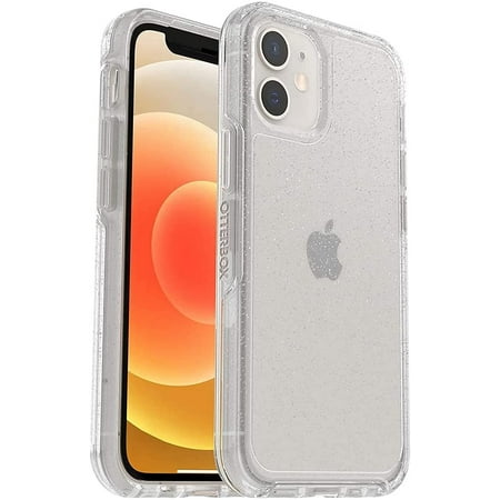 OtterBox Symmetry Clear Series Case for iPhone 12 Mini, Non-Retail Packaging - Stardust (Silver Flake/Clear)