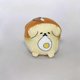 thumbnail image 4 of Cartoon Dog Plush Doll with Toast Bread Pendant - Shiba Inu & Corgi Style, Small Bag Charm, 4 of 5