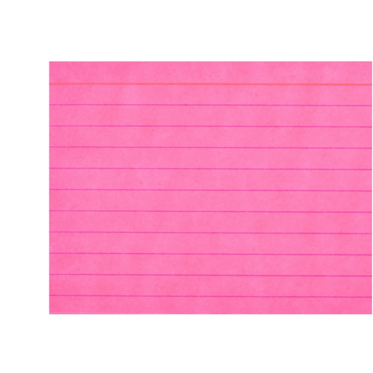Staples 3 x 5 Line Ruled Assorted Neon Spiral-Bound Index Cards 2/PK  (50994) TR50994
