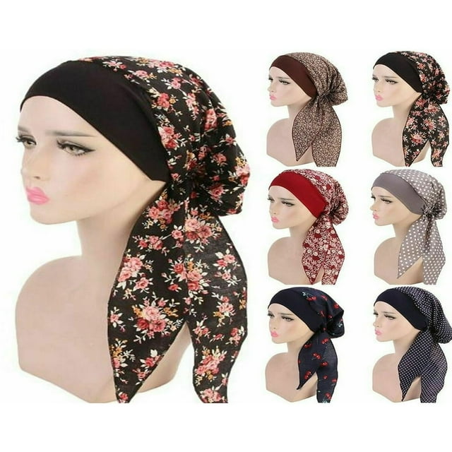 POINTERTECK Bandana Musulman Chapeau Couvre-Chef Mode Turban Cancer Foulard Chimio pour Femmes