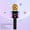Yellow, variant on Wireless Karaoke Microphone Speaker with LED Lights & Voice Changer, Portable Stereo Singing Mic for Car Camping Travel Family Outdoor Parties, Perfect Summer Birthday Gift