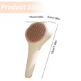 thumbnail image 3 of Self Cleaning Slicker Brush for Dogs & Cats Lightweight Grooming Brush with Massaging Tips Effortlessly Loose Hair and Undercoat. Ideal for All Hair Types Of Dogs Cats and Bathing Brushes, 3 of 9