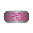 thumbnail image 1 of Reloj Despertador Yuarrent Pantalla Digital Modo Nocturno Blanco, 1 of 6