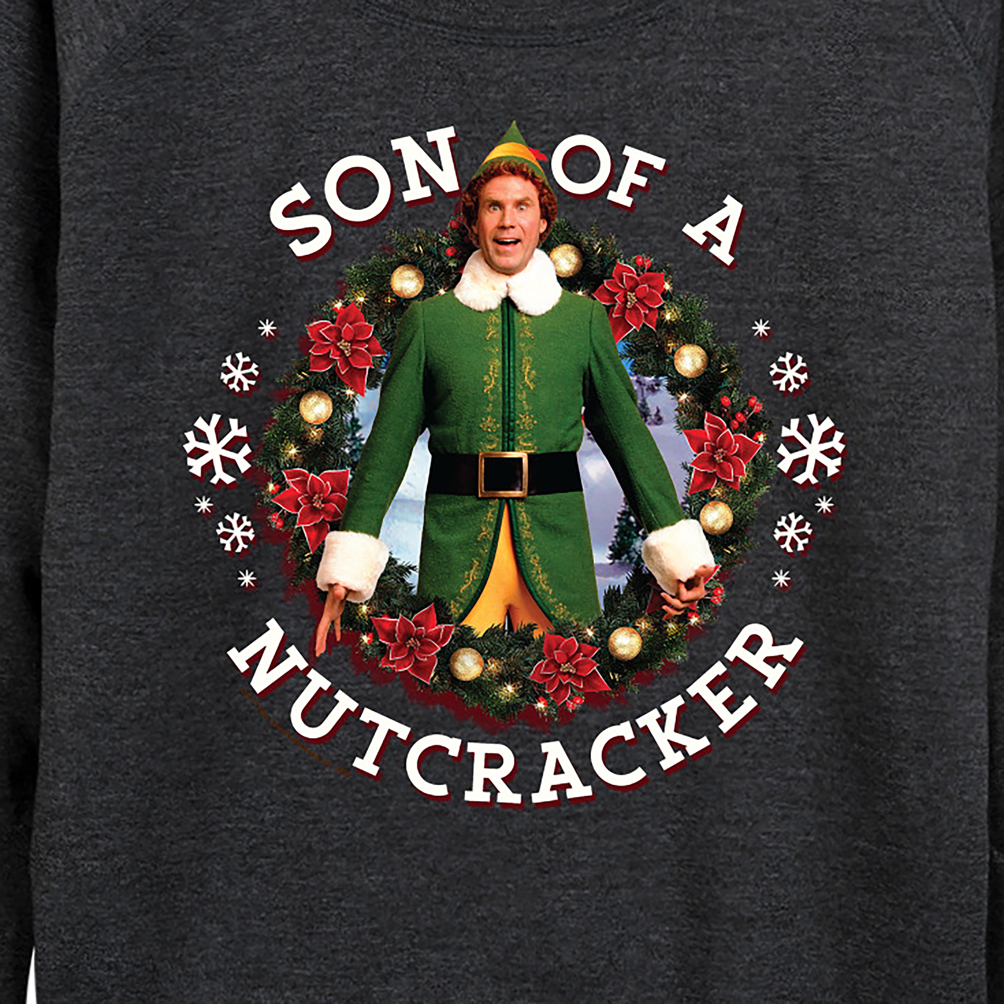 ELF - Son Of A Nutcracker - Women's Lightweight French Terry Long Sleeve Shirt