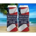 thumbnail image 6 of 90th Birthday Coolie Making America Great Since 1936 12-Pack Ultra Slim Can Thermocoolers, 6 of 8