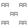 thumbnail image 2 of Maytalsory 1:12 Mini Pulls Arch Shape for Gate Closet Large 4Pcs Black Large 4 Pcs 5Set, 2 of 6