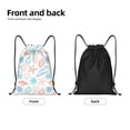 thumbnail image 5 of Kdxio Colorful Seashells1 Print Drawstring Backpack Bag,Waterproof Draw String Back Sack, Gym Drawstring Bags Swim Bag For Unisex, 5 of 9