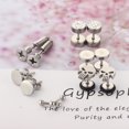 thumbnail image 5 of Juego de pendientes para hombre, expansión de orejas postizas, pendientes sencillos y atmosféricos para mujer, 5 of 5