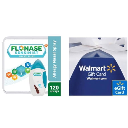 Free $5 e-Gift Card with Flonase Sensimist 24hr Allergy Nasal Spray, 120 Sprays