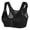 Black, variant on Exerin Women's Back Support Front Closure Bra Full Coverage Non Padded Wirefree(Beige,36C)