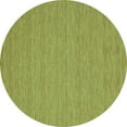 thumbnail image 1 of Ahgly Company Machine Washable Indoor Round Abstract Turquoise Blue Contemporary Area Rugs, 6' Round, 1 of 4
